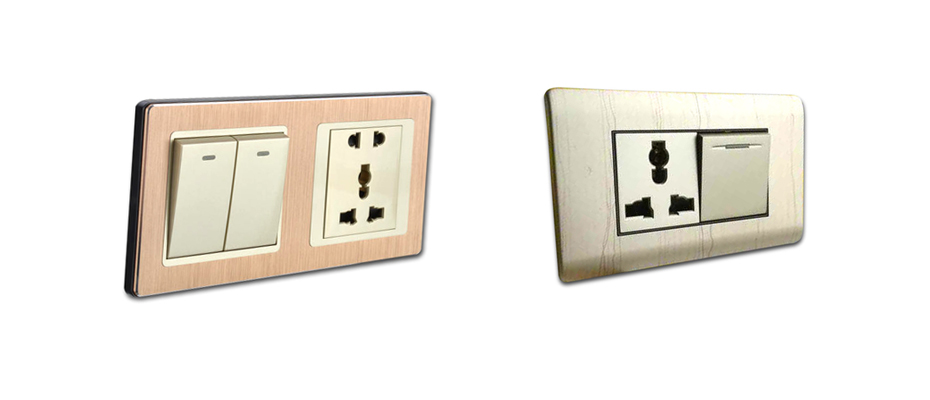 插座、開關(guān)鋁面板